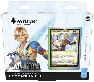 Magic: The Gathering - Universes Beyond - Final Fantasy - Collector Commander Deck - Tidus, Yuna's Guardian