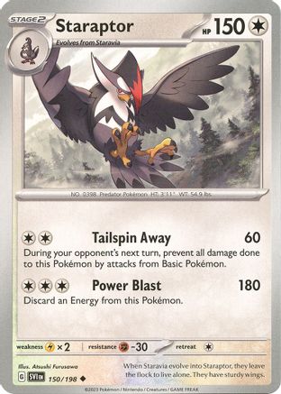 Pokemon TCG - Scarlet & Violet - Base Set - 150/198 - Staraptor - Uncommon