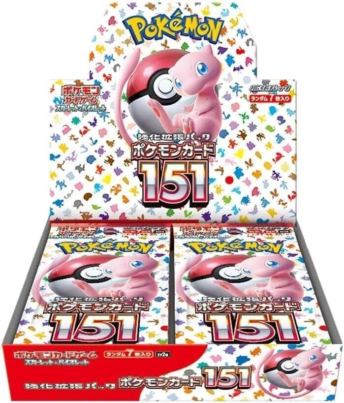 Japanese SV2a Booster Box Pokemon TCG 151