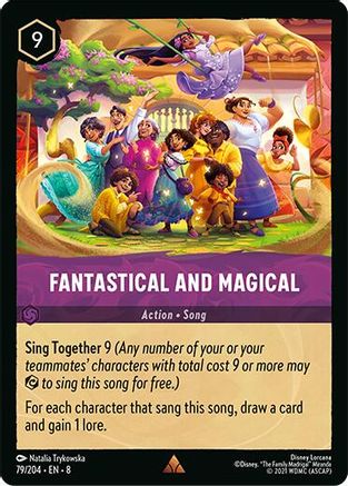 Lorcana TCG - Reign of Jafar - 79/204 - Fantastical and Magical - Rare - Foil