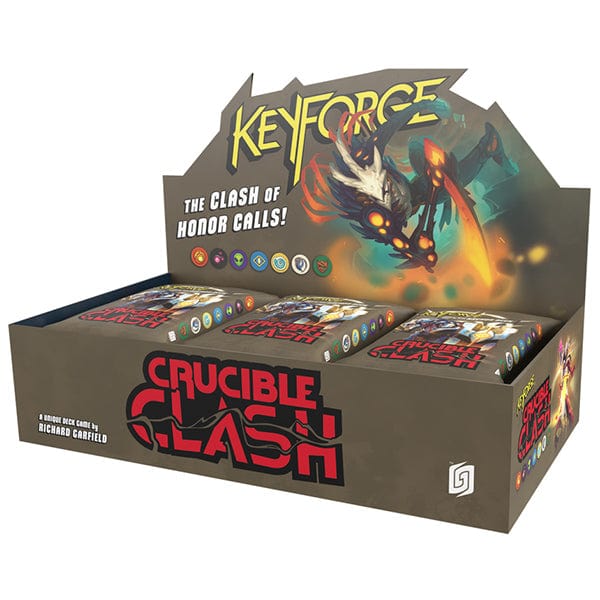Keyforge: Crucible Clash Sealed Deck Display