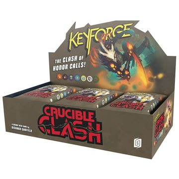 Keyforge: Crucible Clash Sealed Deck Display