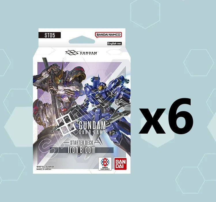 Gundam Card Game: Starter Deck 05 - Iron Bloom [x6] Sealed Display
