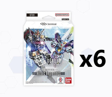 Gundam Card Game: Starter Deck 01 - Heroic Beginnings [x6] Sealed Display