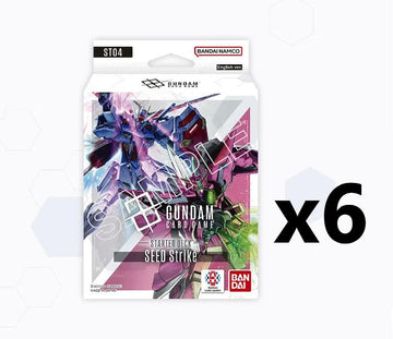 Gundam Card Game: Starter Deck 04 - SEED Strike [x6] Sealed Display