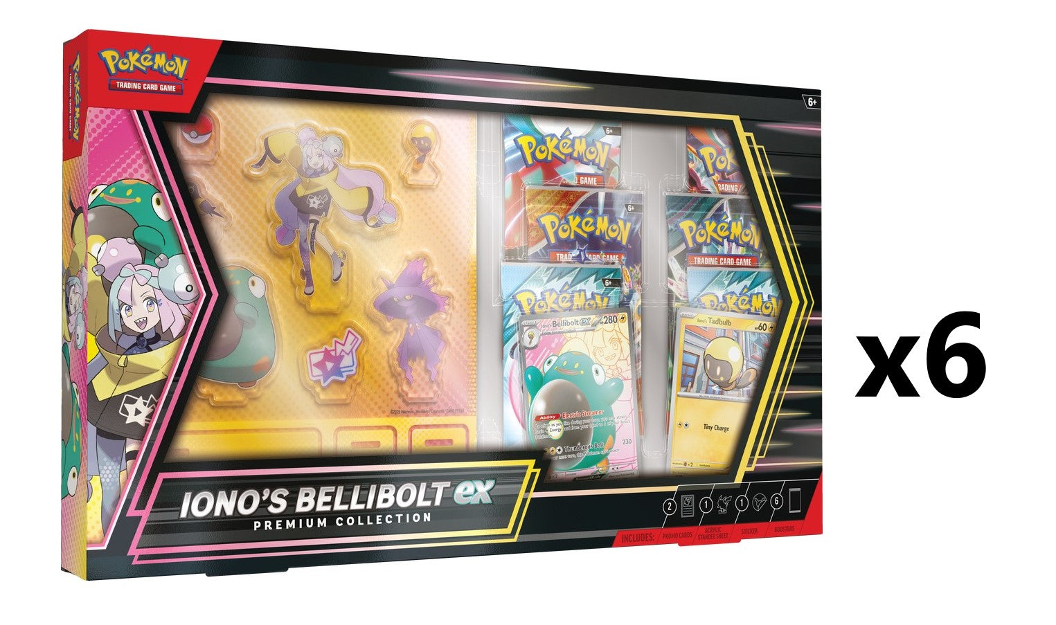 Pokemon Iono's Bellibolt ex Premium Collection [x6] Case