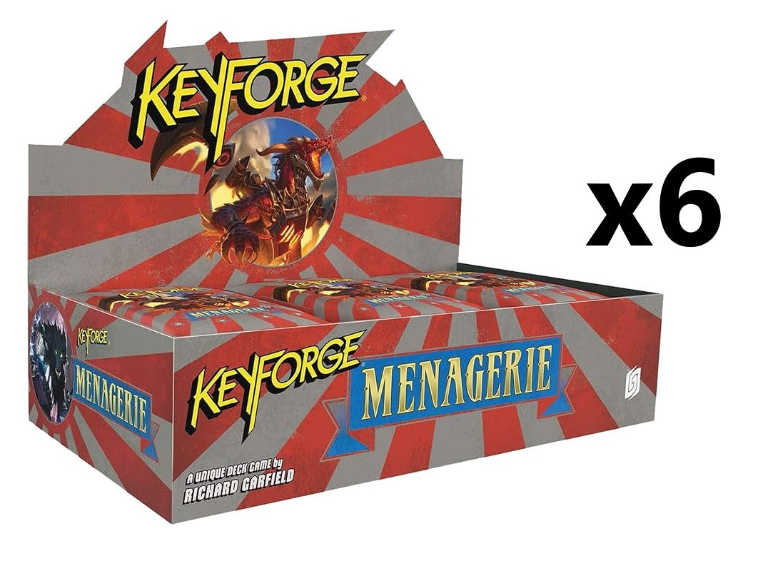 Keyforge: Menagerie [x6] Sealed Deck Display Case