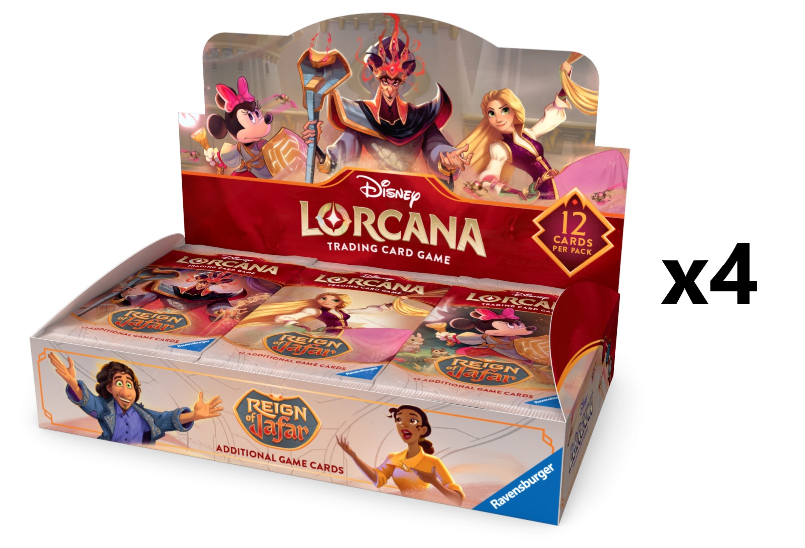 Lorcana: Reign of Jafar [x4] Booster Case