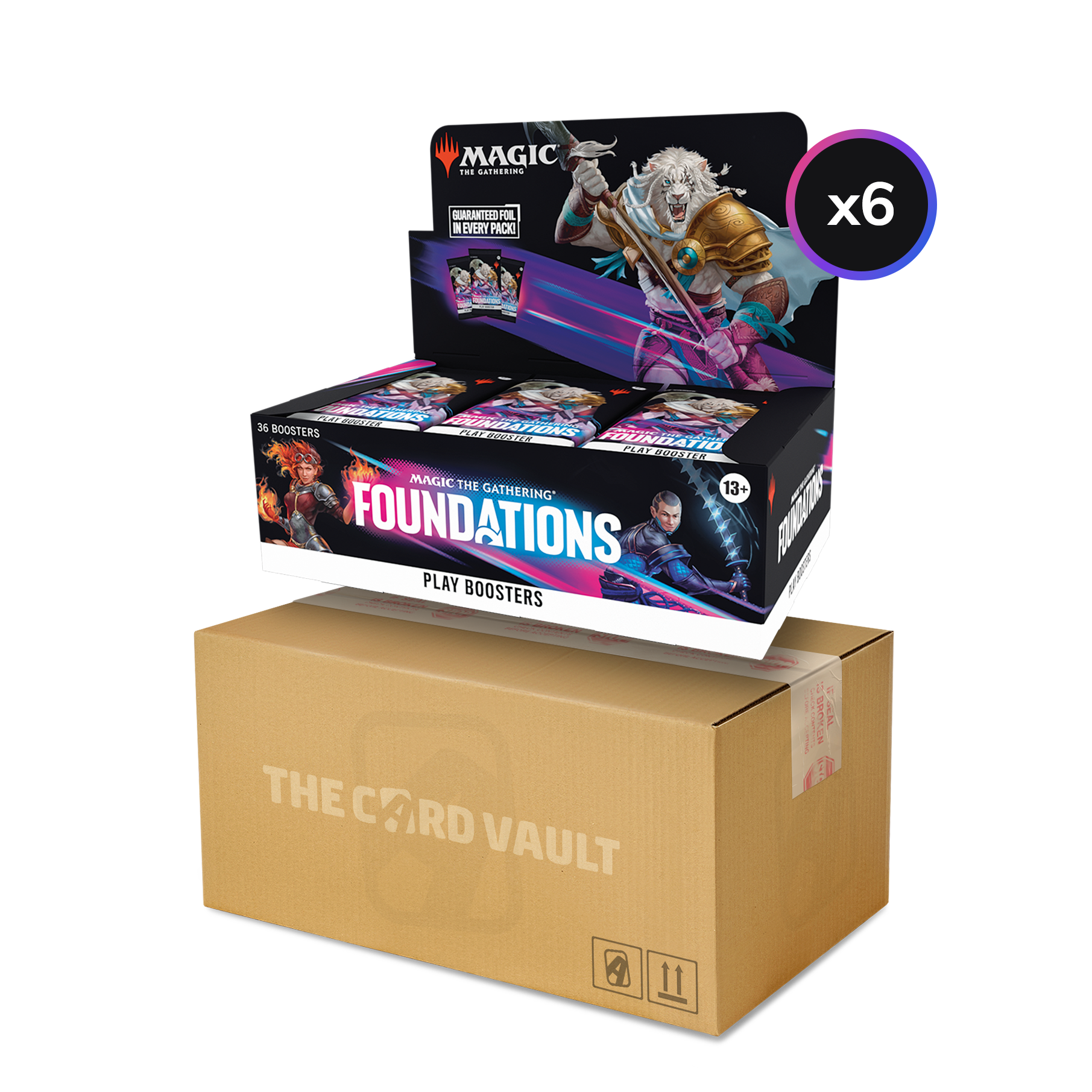 Magic: The Gathering - Foundations - Display Case (6x Play Boxes)