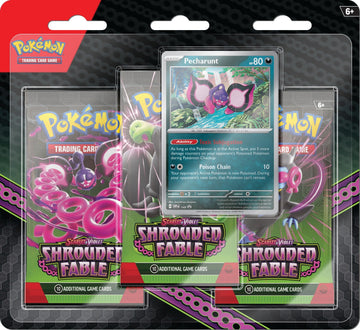 Pokemon Shrouded Fable Pecharunt 3-Pack Blister