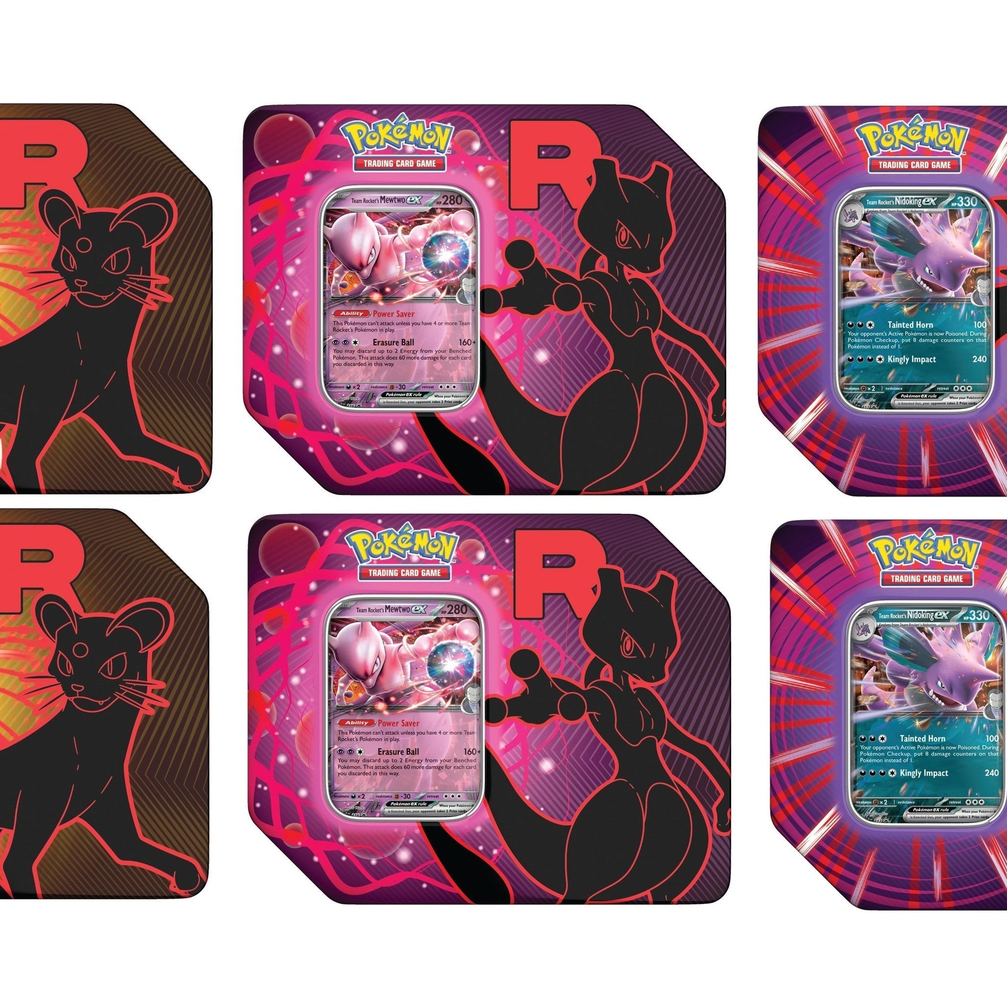 Pokemon Team Rocket [x6] Tins Sealed Case