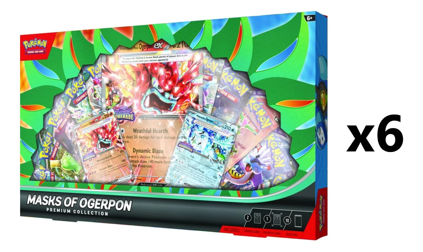 Pokemon Masks of Ogerpon Premium Collection [x6] Case