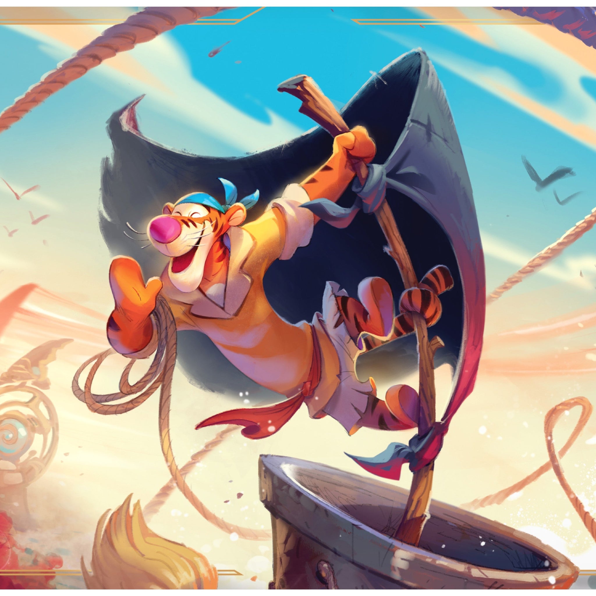 Lorcana: Archazia's Island Playmat - Tigger, In the Crow's Nest