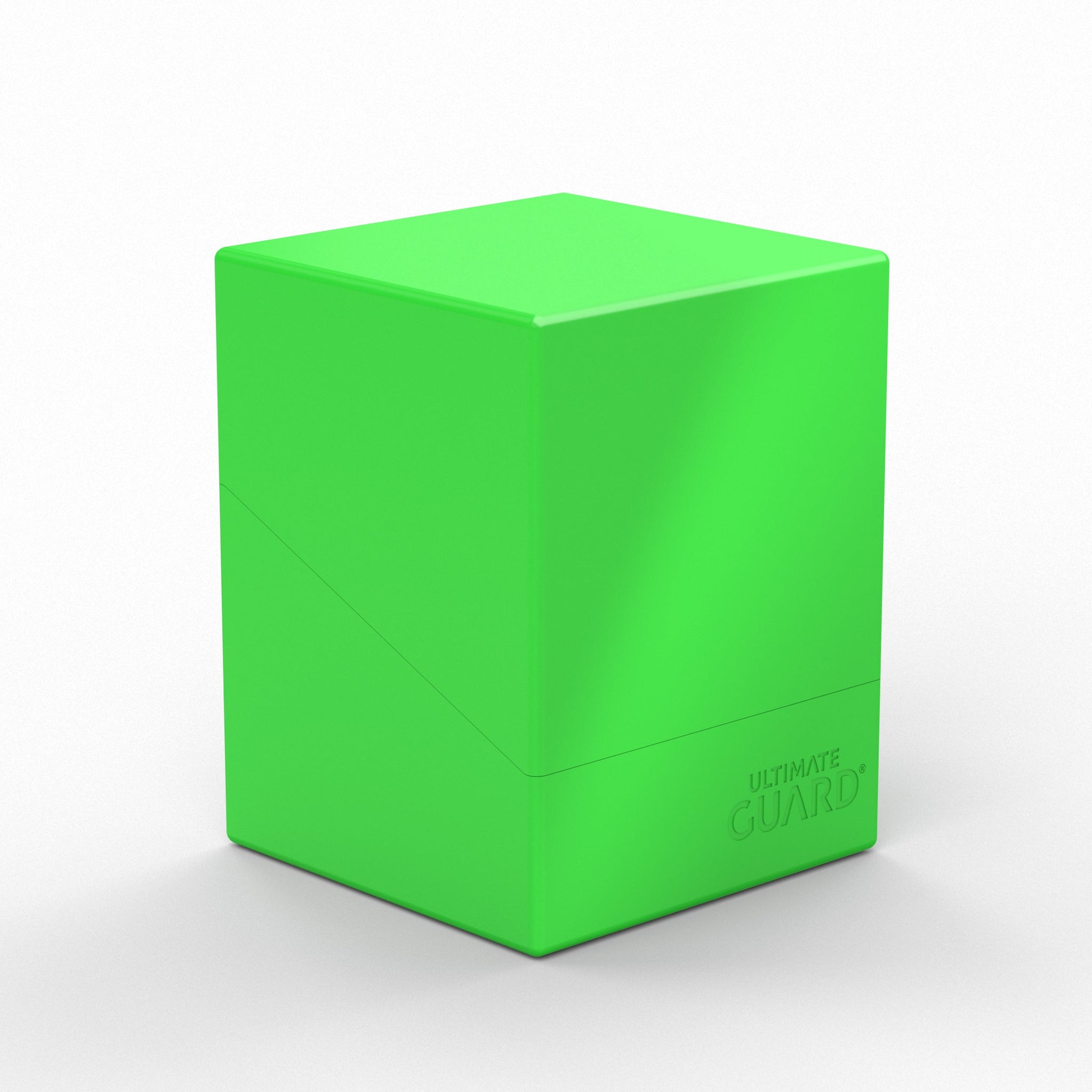 Ultimate Guard: Deck Case Boulder 100+ Solid Neon Green