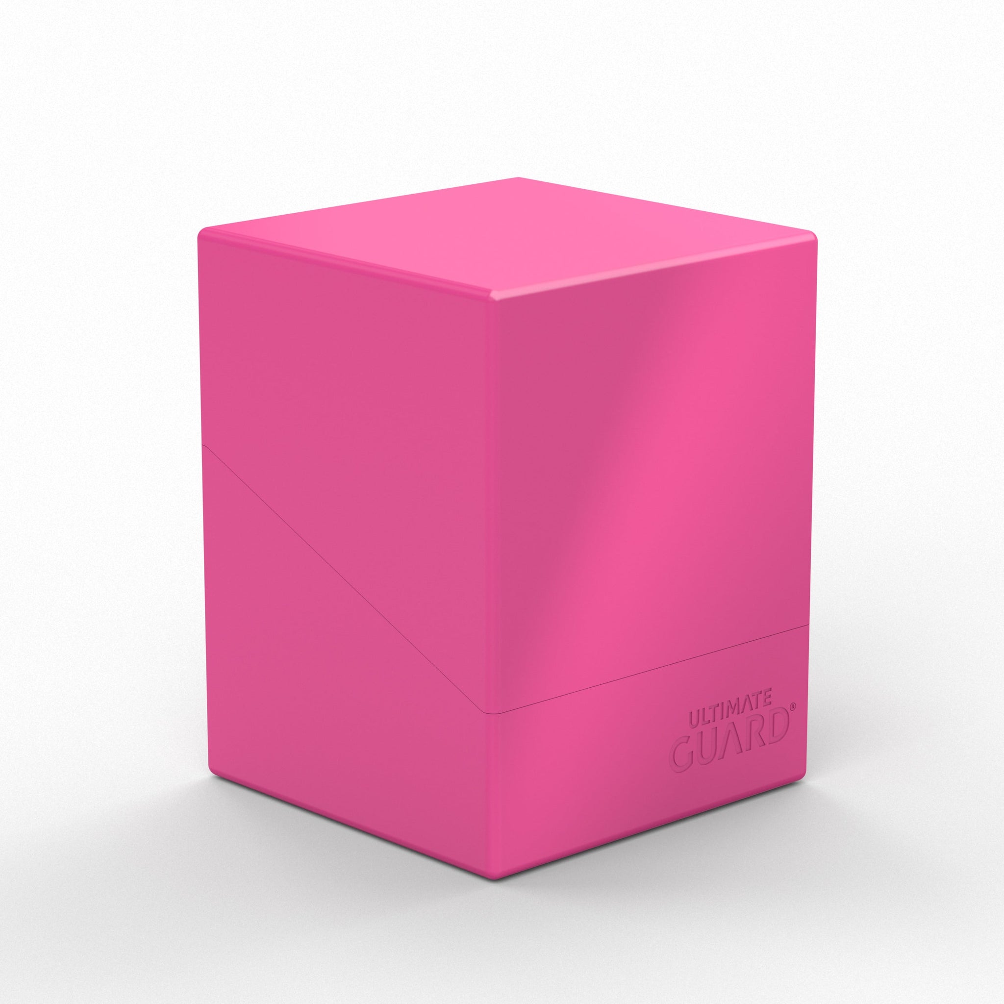 Ultimate Guard: Deck Case Boulder 100+ Solid Neon Pink