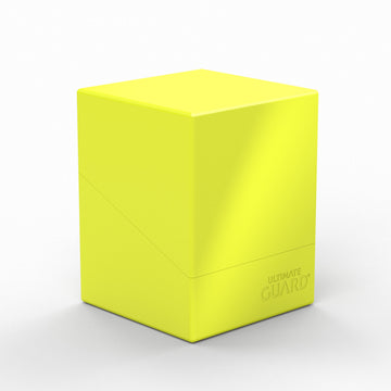 Ultimate Guard: Deck Case Boulder 100+ Solid Neon Yellow