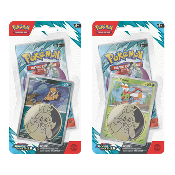 Pokemon Journey Together SV09 -Set of 2- [Scraggy & Yanma] Checklane Blisters