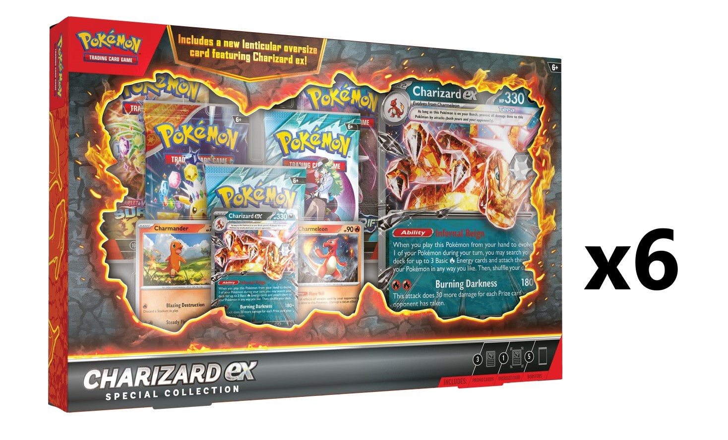Pokemon Charizard ex Special Collection [x6] Case