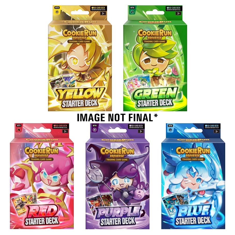 CookieRun Braverse: Starter Deck -Set of 5- Assortment (English)