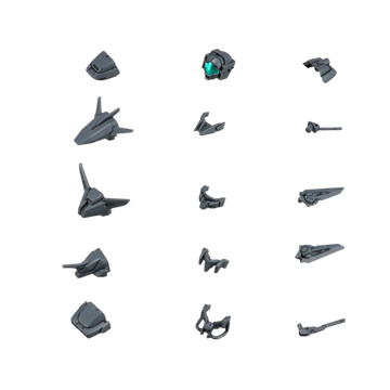 Bandai - 30 Minutes Missions - 1/144 - Option Parts Set 6 (Customised Heads A)