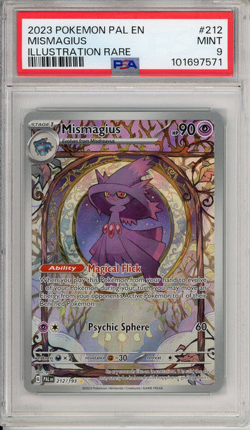 Graded Pokemon: Mismagius PSA 9