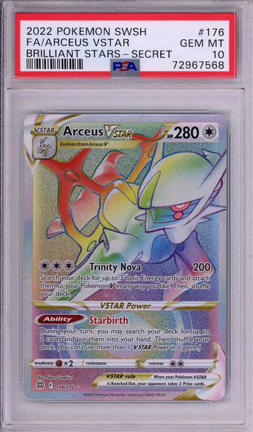 Pokemon Graded: Arceus VSTAR PSA 10