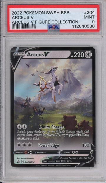 Pokemon Graded: Arceus V PSA 9
