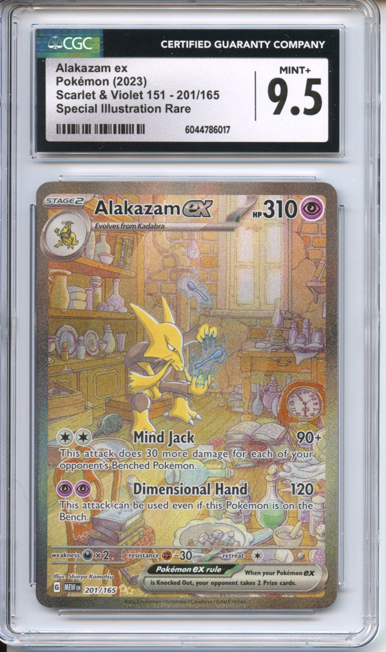 Pokemon Graded: Alakazam ex CGC 9.5