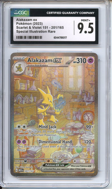Pokemon Graded: Alakazam ex CGC 9.5