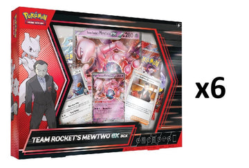 Pokemon Team Rocket's Mewtwo ex [x6] Sealed Case