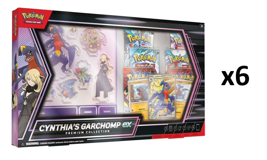 Pokemon Cynthia's Garchomp ex Premium Collection [x6] Case